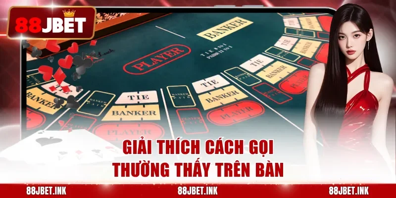 Giải thích cách gọi thường thấy trên bàn